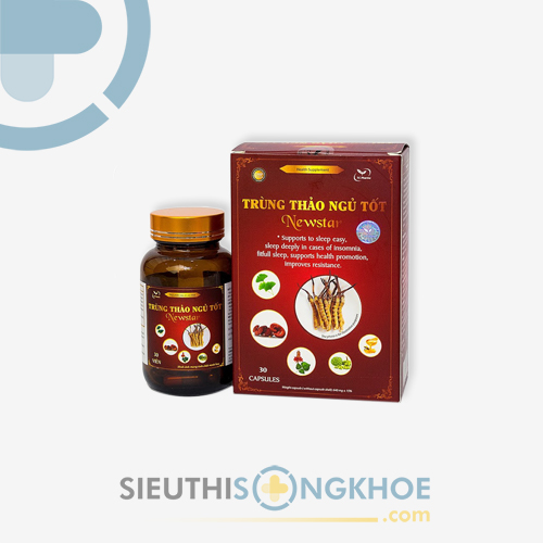 Trùng Thảo Ngủ Tốt - Viên Uống Hỗ Trợ Điều Trị Mất Ngủ & Cải Thiện Sức Khoẻ Não Bộ