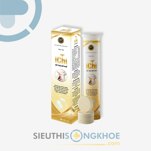 Ichi - Viên Sủi Hỗ Trợ Điều Trị Viêm Họng Cấp & Mãn Tính
