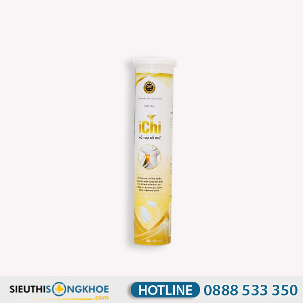 Ichi - Viên Sủi Hỗ Trợ Điều Trị Viêm Họng Cấp & Mãn Tính
