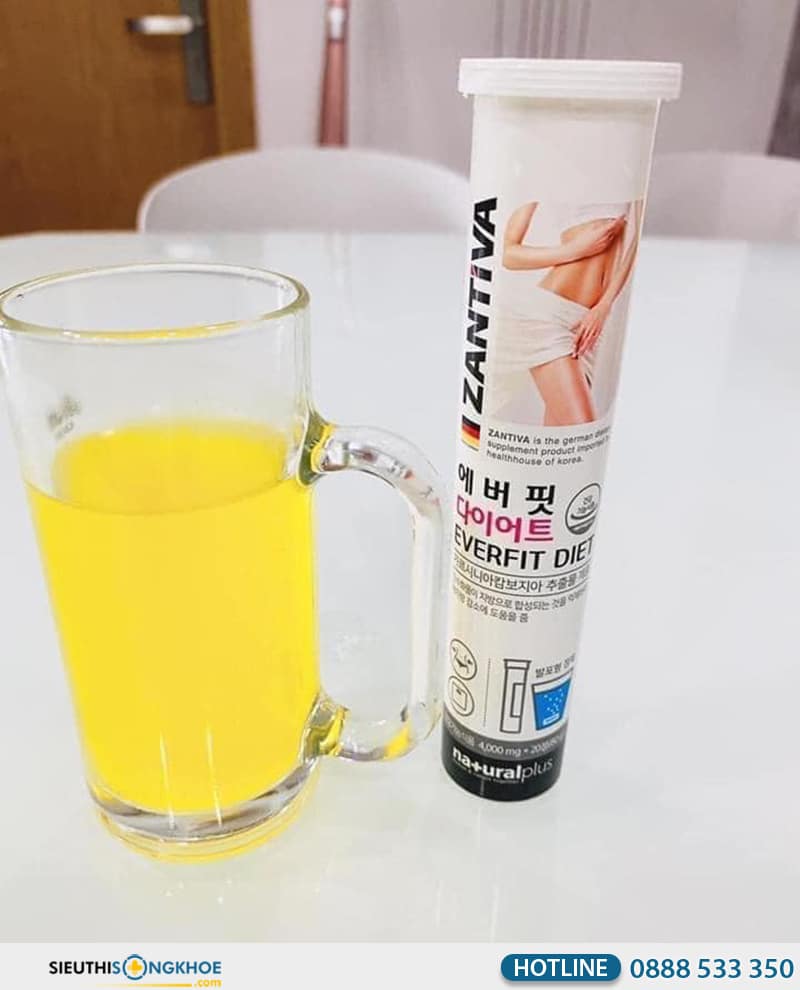 viên sủi zantiva everfit diet
