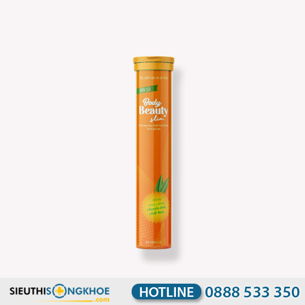 Body Beauty Slim - Viên Sủi Hỗ Trợ Đánh Tan Mô Mỡ & Giảm Cân