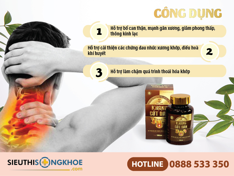 công dụng của khang cốt đan