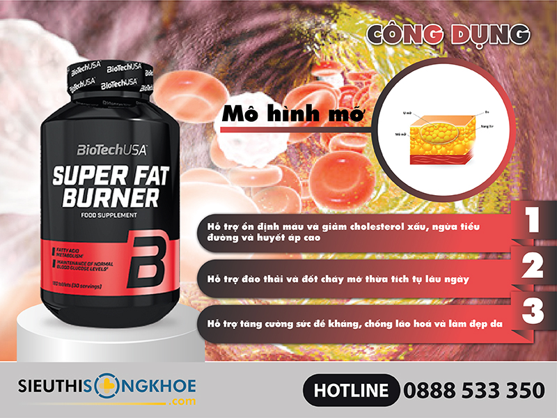 công dụng của super fat burner
