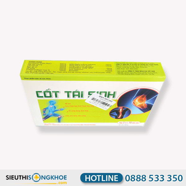 Cốt Tái Sinh - Viên Uống Hỗ Trợ Chống Thoái Hoá & Giảm Viêm Khớp