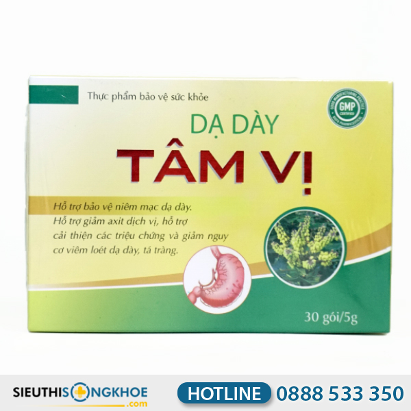 Dạ Dày Tâm Vị - Sản Phẩm Hỗ Trợ Phục Hồi Dạ Dày Do Viêm Loét & Trào Ngược