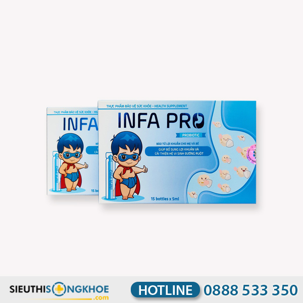 Infa Pro - Sản Phẩm Hỗ Trợ Tăng Men Vi Sinh Đường Ruột Trẻ em