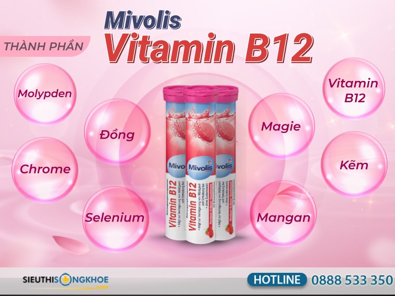 thành phần của mivolis vitamin b12