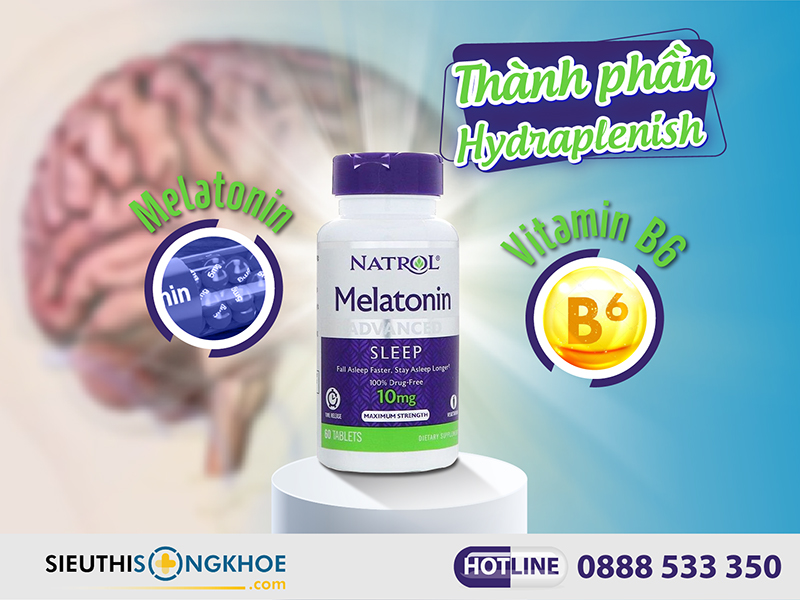 thành phần của natrol melatonin 10mg