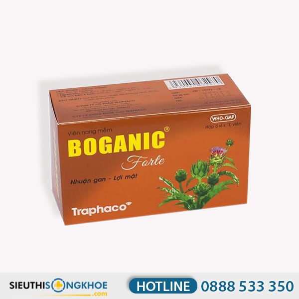 Boganic Forte - Viên Uống Hỗ Trợ Bảo Vệ & Giải Độc Gan