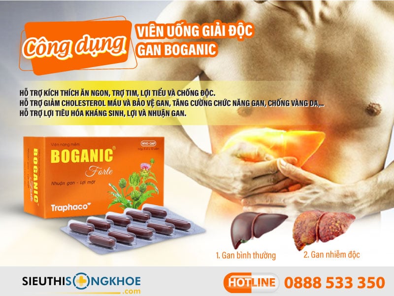 công dụng của boganic forte