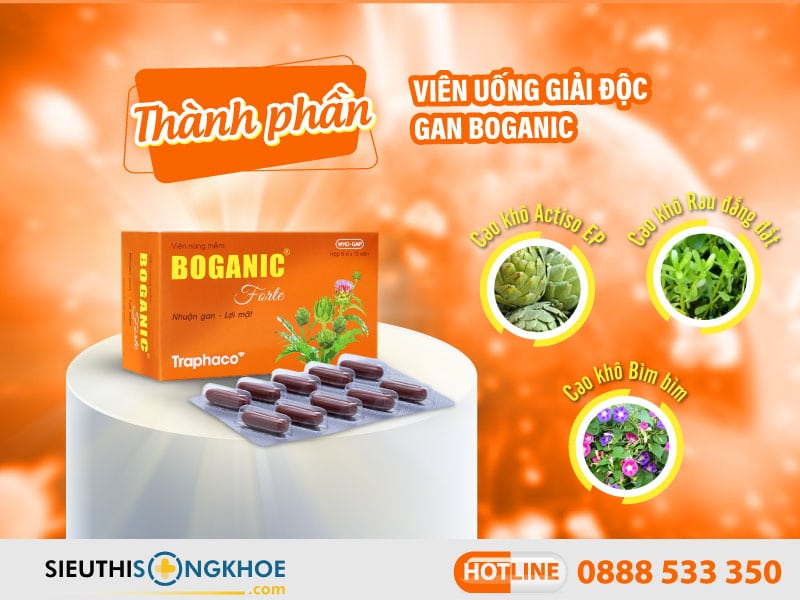 thành phần của boganic forte