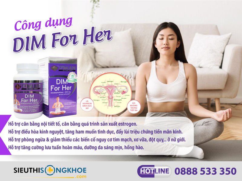 công dụng của dim for her