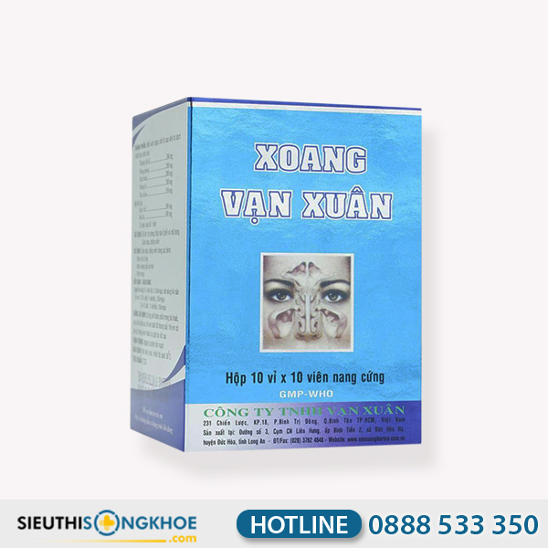 Xoang Vạn Xuân - Viên Uống Hỗ Trợ Điều Trị Các Dạng Viêm Xoang