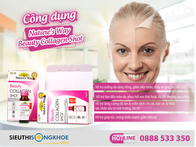 công dụng của nature's way beauty collagen shot