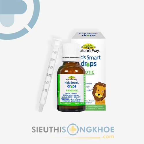 Nature's Way Kids Smart Drops Probiotic - Sản Phẩm Hỗ Trợ Tăng Cường Miễn Dịch & Ổn Định Hệ Tiêu Hoá Trẻ Em