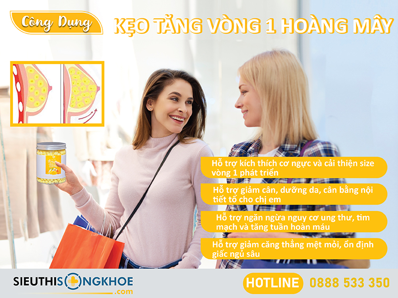 công dụng của kẹo tăng vòng 1 hoàng mây