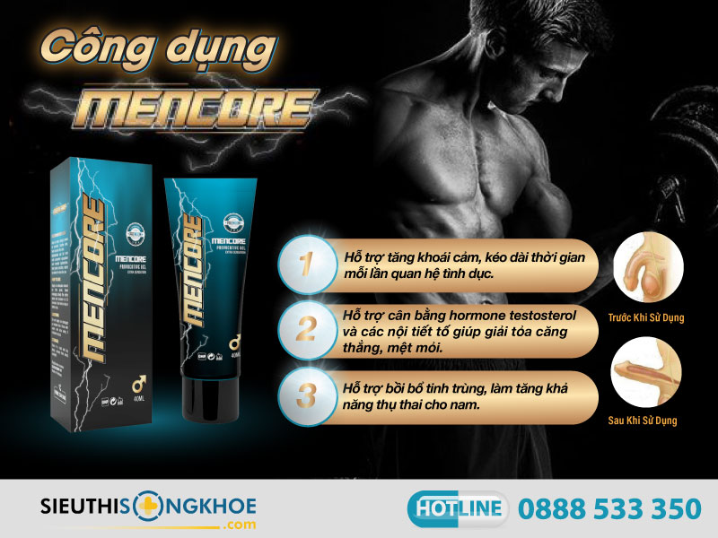 công dụng của mencore