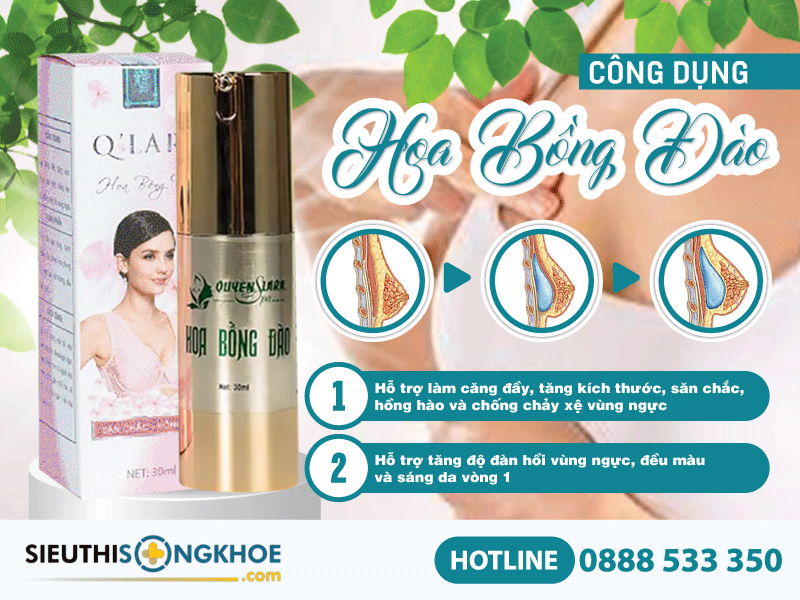 công dụng của sản phẩm hoa bồng đào