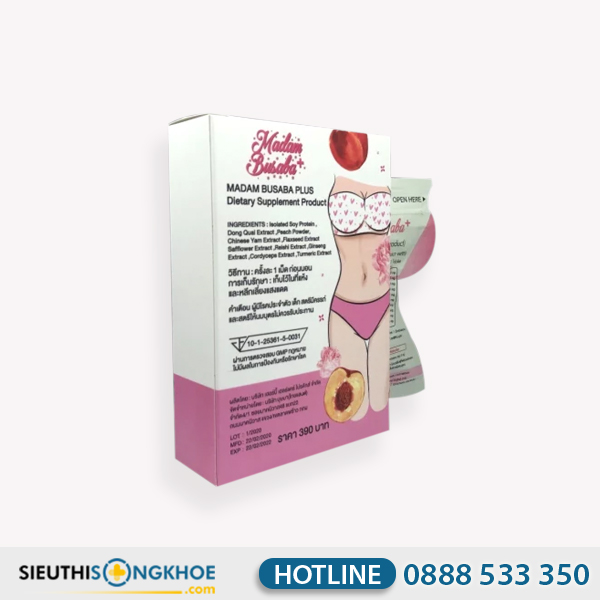 Madam Busaba Viên Uống Hỗ Trợ Nở Ngực & Chăm Sóc Cơ Thể Phái Đẹp