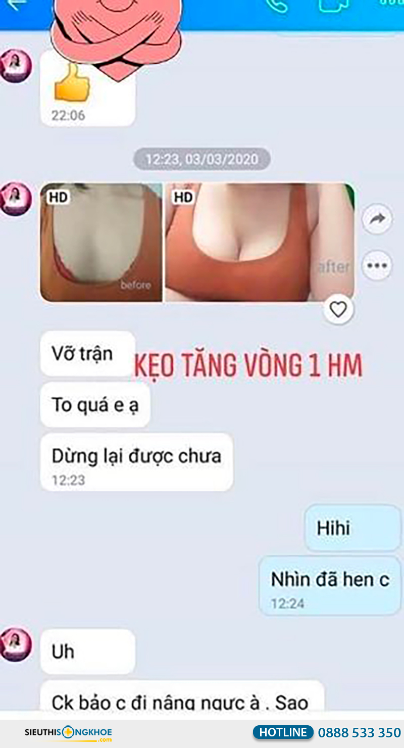 phản hồi khách hàng kẹo tăng vòng 1 hoàng mây