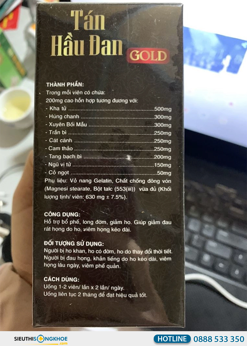 tán hầu đan gold