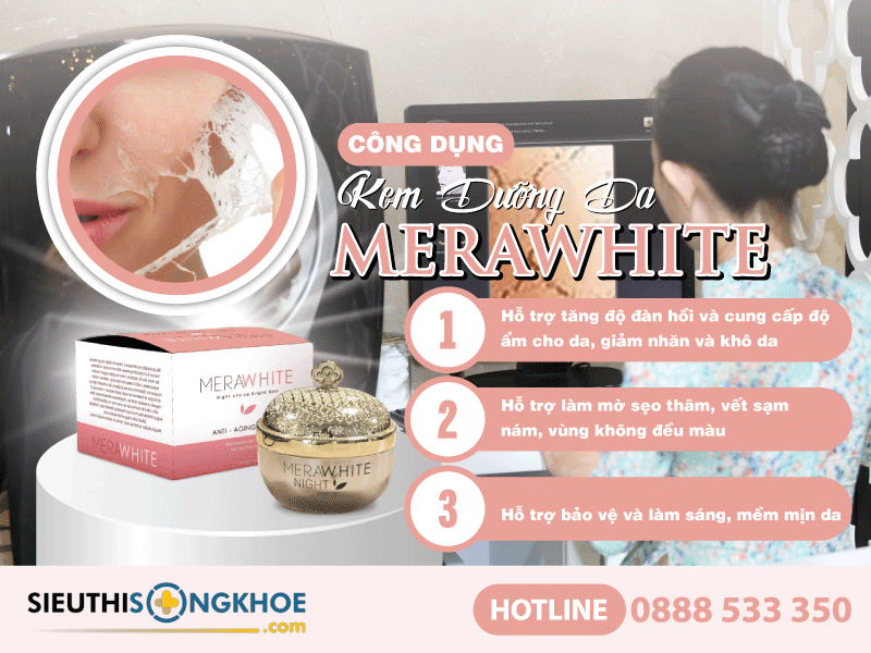 công dụng của merawhite night