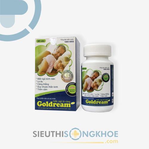 Goldream New - Viên Uống Hỗ Trợ Cải Thiện Suy Nhược Thần Kinh & Mất Ngủ Kinh Niên