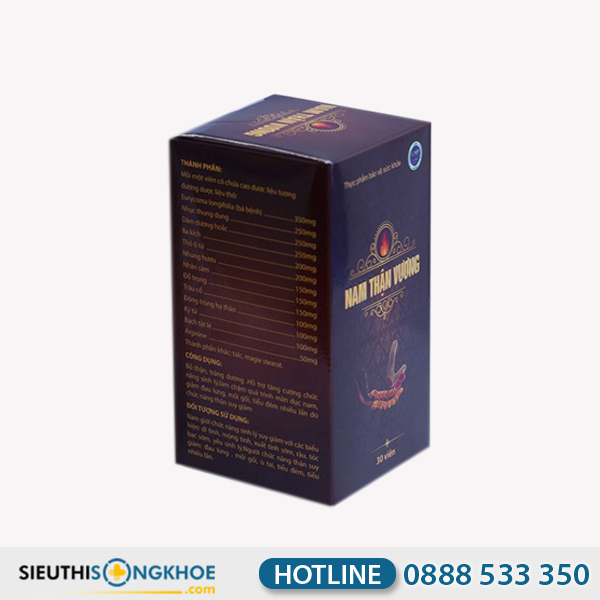 Nam Thận Vương - Viên Uống Hỗ Trợ Phục Hồi Chức Năng Thận & Cải Thiện Yếu Sinh Lý Phái Mạnh