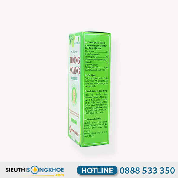 Thông Xoang Nam Dược - Sản Phẩm Hỗ Trợ Điều Trị Viêm Xoang & Viêm Mũi Dị Ứng