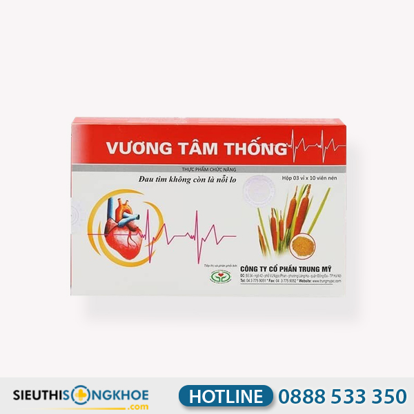 Vương Tâm Thống - Viên Uống Hỗ Trợ Cải Thiện Tim Mạch & Điều Hoà Máu Huyết