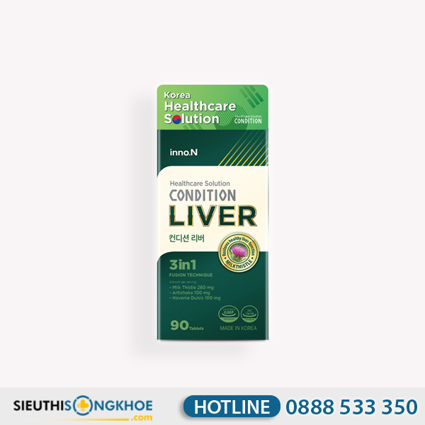 Condition Liver - Viên Uống Hỗ Trợ Phục Hồi Chức Năng & Bảo Vệ Gan