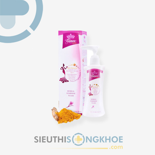 Ginex Nano Hỗ Trợ Khử Mùi Làm Sạch Bộ Phận Sinh Dục Nữ Giới & Nam Giới Chai 180ml