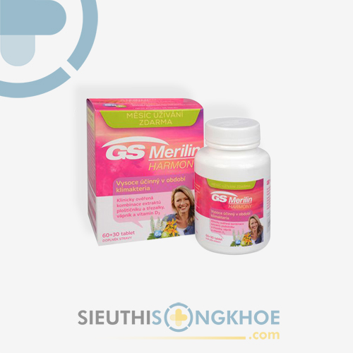 GS Merilin Harmony - Viên Uống Hỗ Trợ Điều Hoà Nội Tiết Tố Phụ Nữ Thời Kỳ Mãn Kinh & Tiền Mãn Kinh