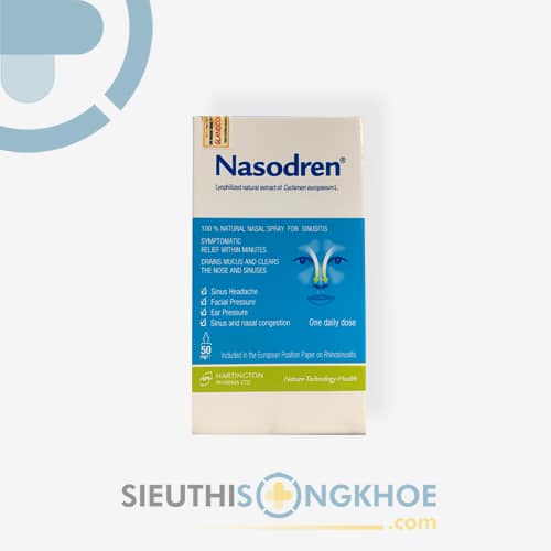 Nasodren - Sản Phẩm Hỗ Trợ Điều Trị Viêm Xoang Cấp & Mãn Tính