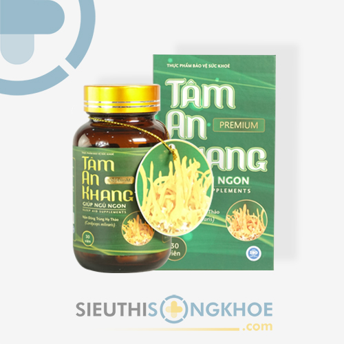 Tâm An Khang Premium - Viên Uống Hỗ Trợ Điều Hoà Giấc Ngủ & Giảm Đau Đầu Uể Oải