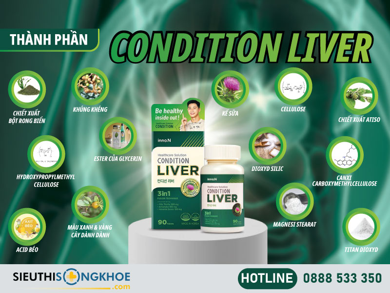 thành phần của condition liver