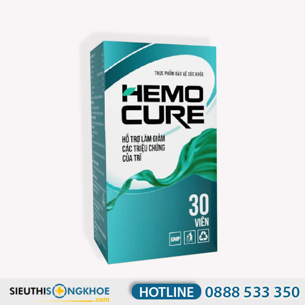 Hemocure - Viên Uống Hỗ Trợ Đẩy Lùi Bệnh Trĩ Mọi Cấp Độ