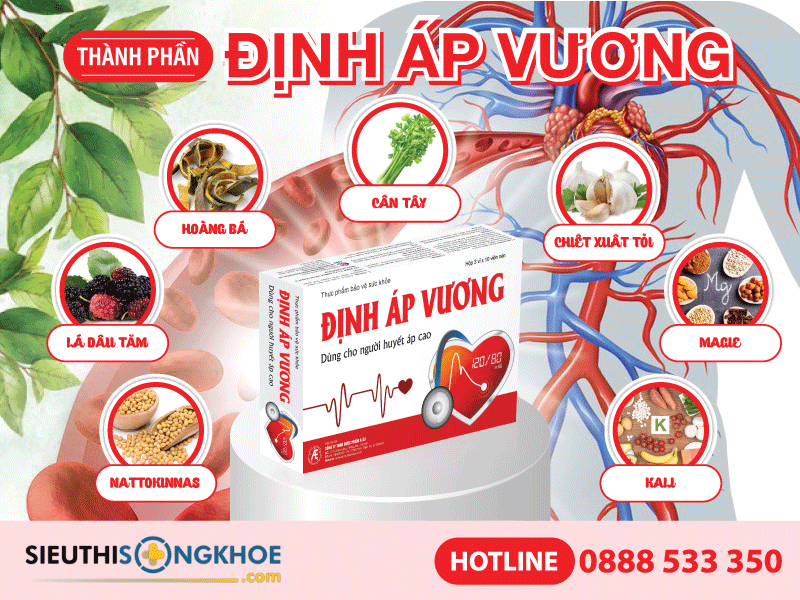 thành phần của định áp vương