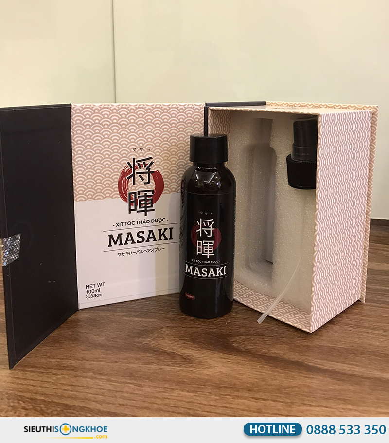 xịt tóc thảo dược masaki giá bao nhiêu