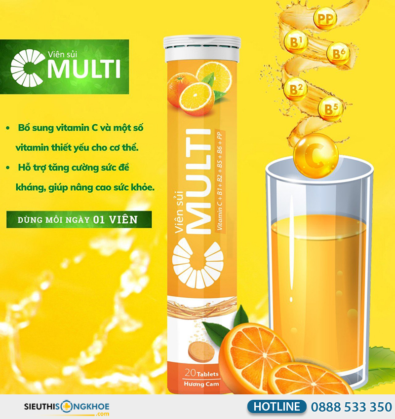 bộ đôi viên sủi c xutali & c multi có tốt không
