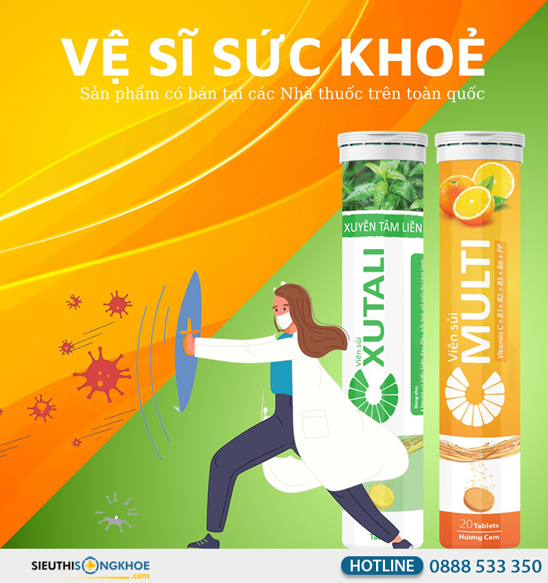bộ đôi viên sủi c xutali & c multi giá bao nhiêu