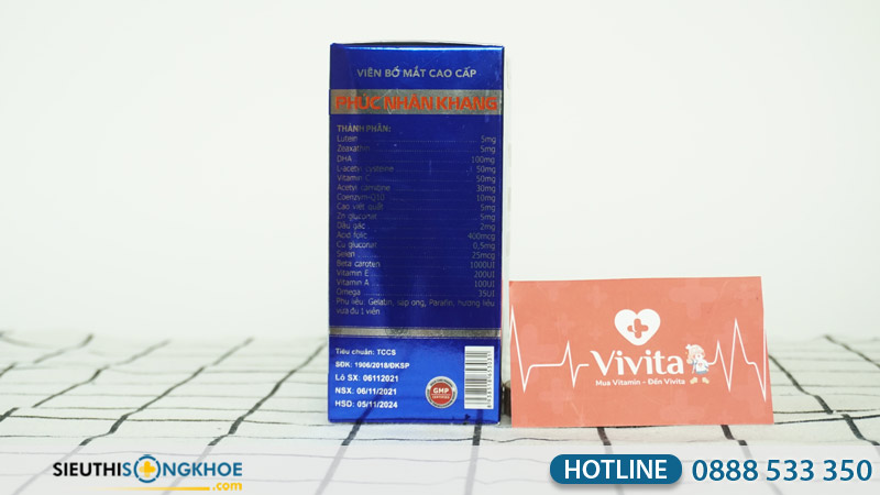 cách kiểm tra thật giả phúc nhãn khang