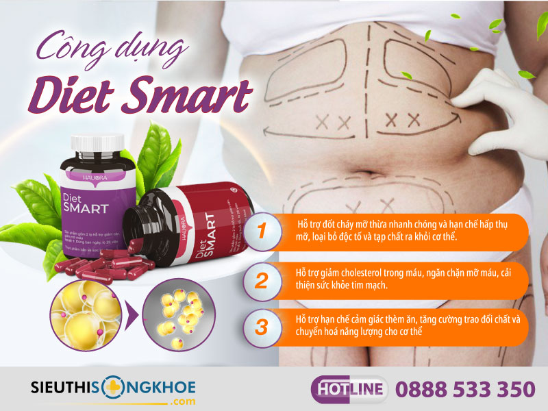 công dụng diet smart