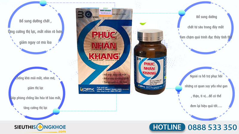 công dụng phúc nhãn khang