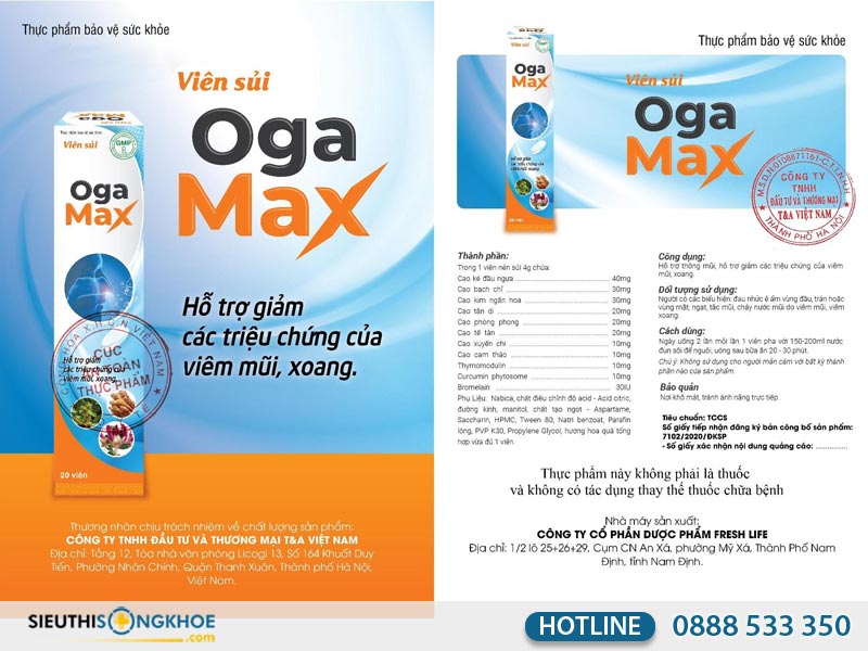 review viên sủi oga max