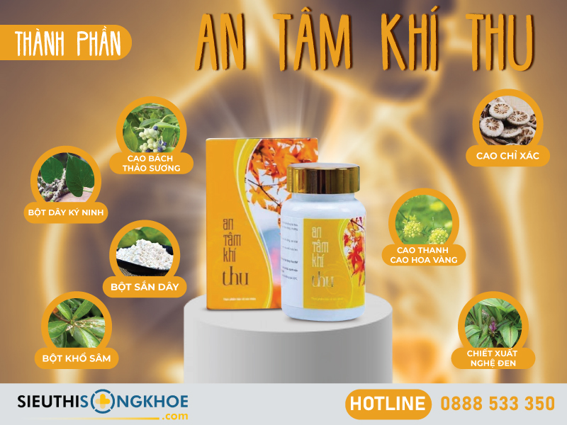thành phần an tâm khí thu