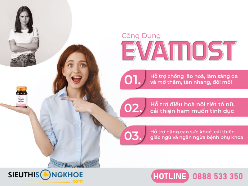 công dụng viên uống evamost