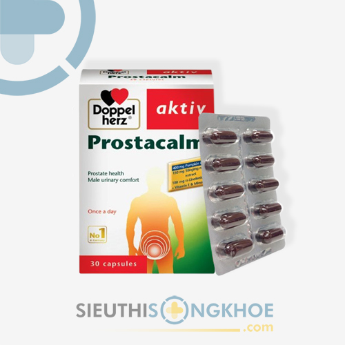 Prostacalm Doppelherz - Viên Uống Hỗ Trợ Cải Thiện Chứng Rối Loạn Tiểu Tiện & Ngăn Ngừa U Xơ Tiền Liệt Tuyến