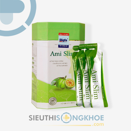 Tinh Chất Ami Slim Hỗ Trợ Ngăn Hấp Thụ Chất Béo & Loại Bỏ Mỡ Thừa