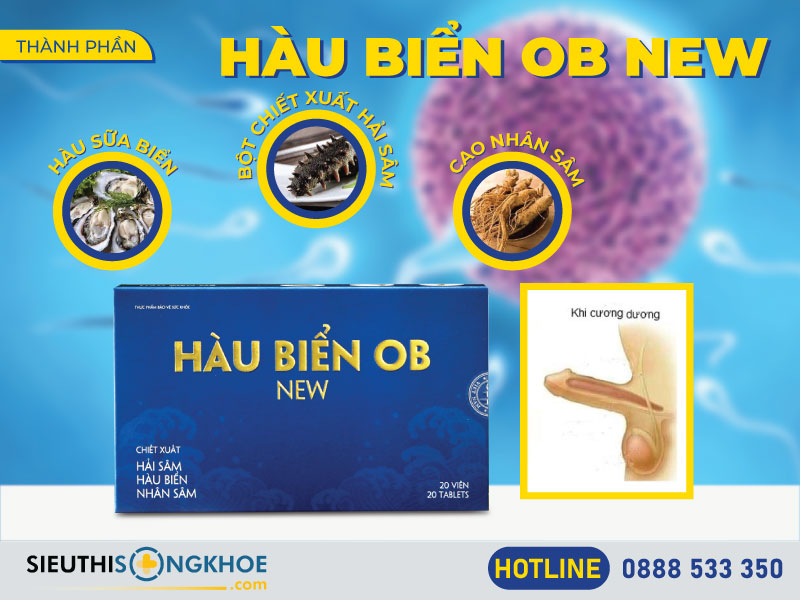 thành phần hàu biển ob new